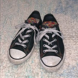 Rainbow Multi-Tongue Converse